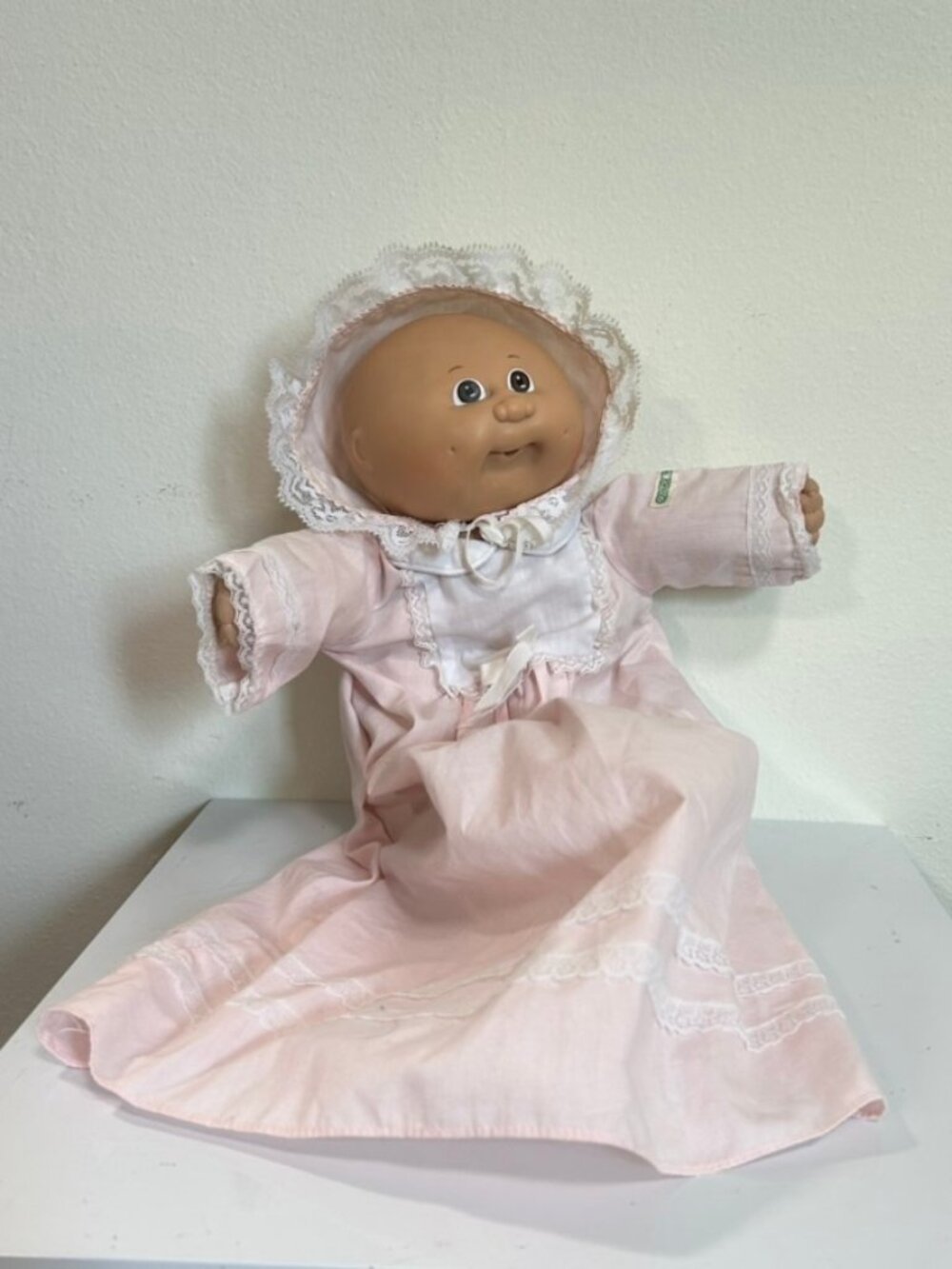 Vintage Preemie Cabbage Patch Kids Doll Brown Eyes Dimples 1978 No Pacifier